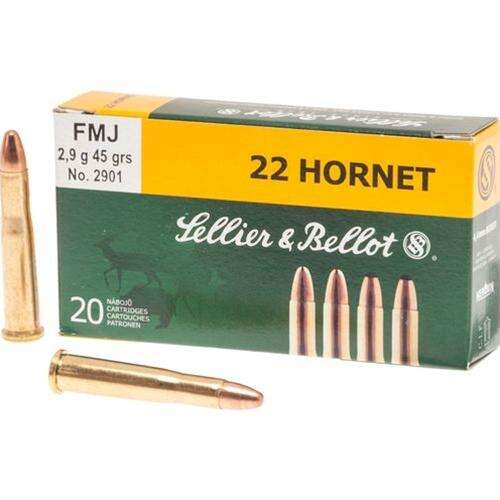 Ammunition Sellier&Bellot ZPAP M85 22Hornet SB 22HORN 45GR FMJ 20/90 